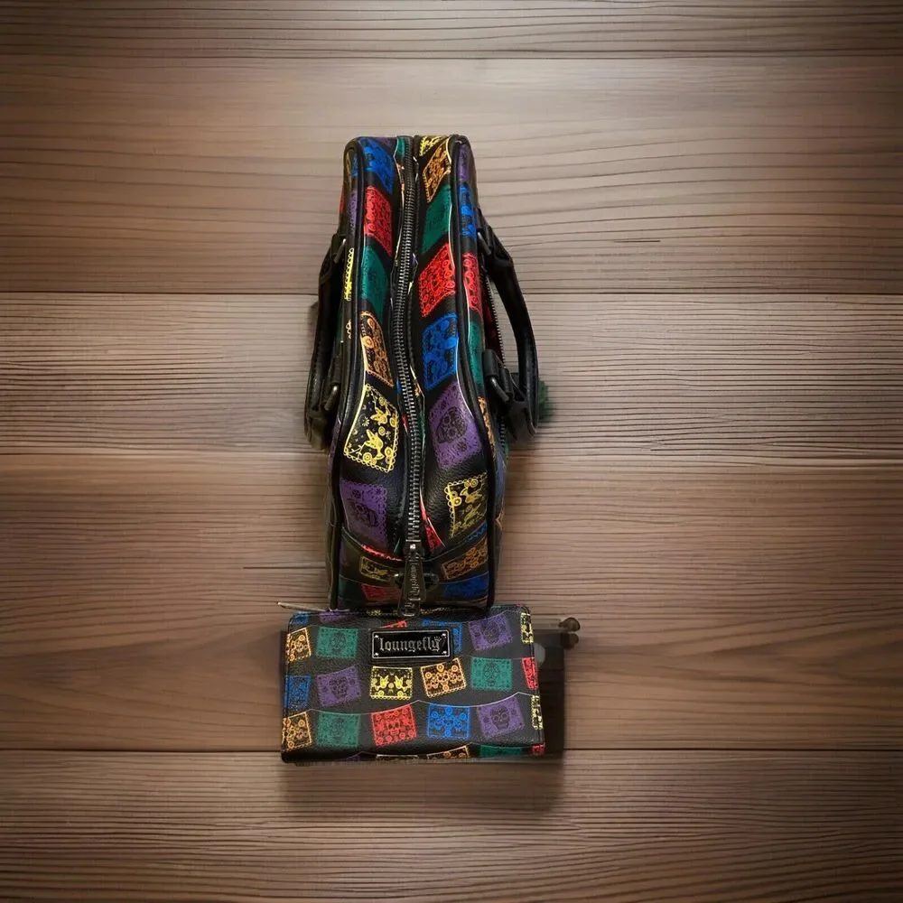 Loungefly Multicolor Patchwork Backpack - Picture 4 of 6
